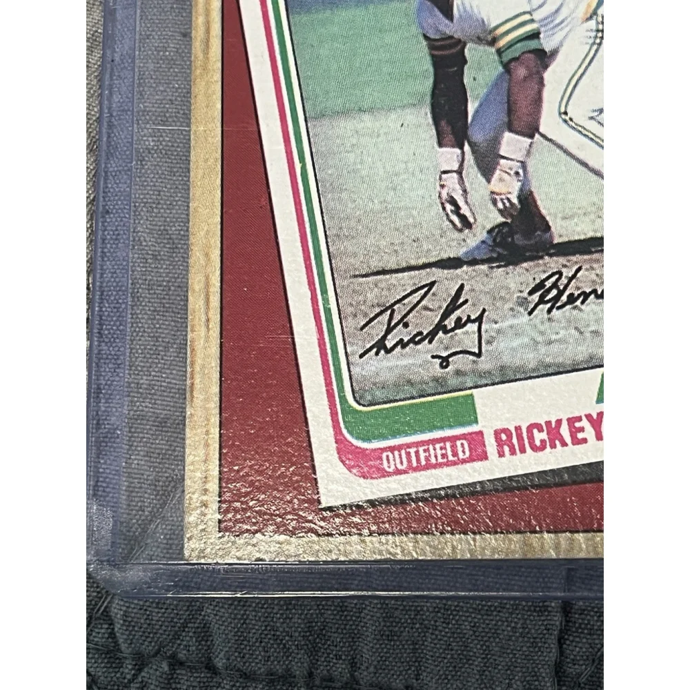 1987 Topps Rickey Henderson #311 Turn Back The Clock 1982